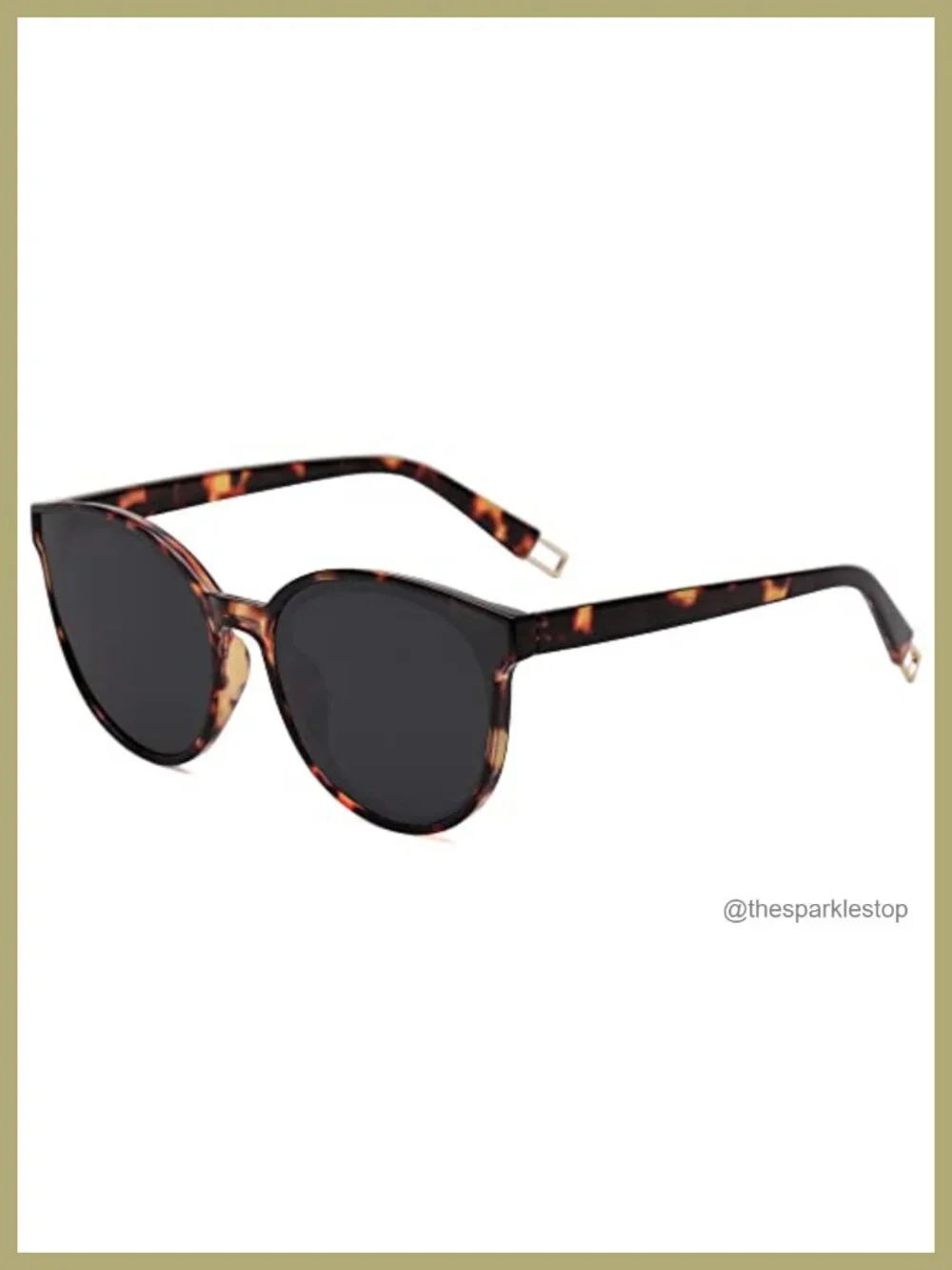 Vintage Round Sunglasses UV400 Protection Oversized Shades for Women Men